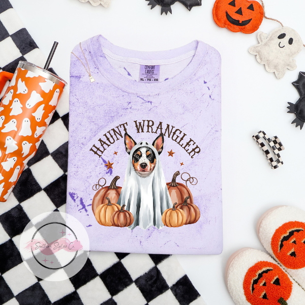 Cattle Dog Halloween Dog Tshirt, Comfort Colors