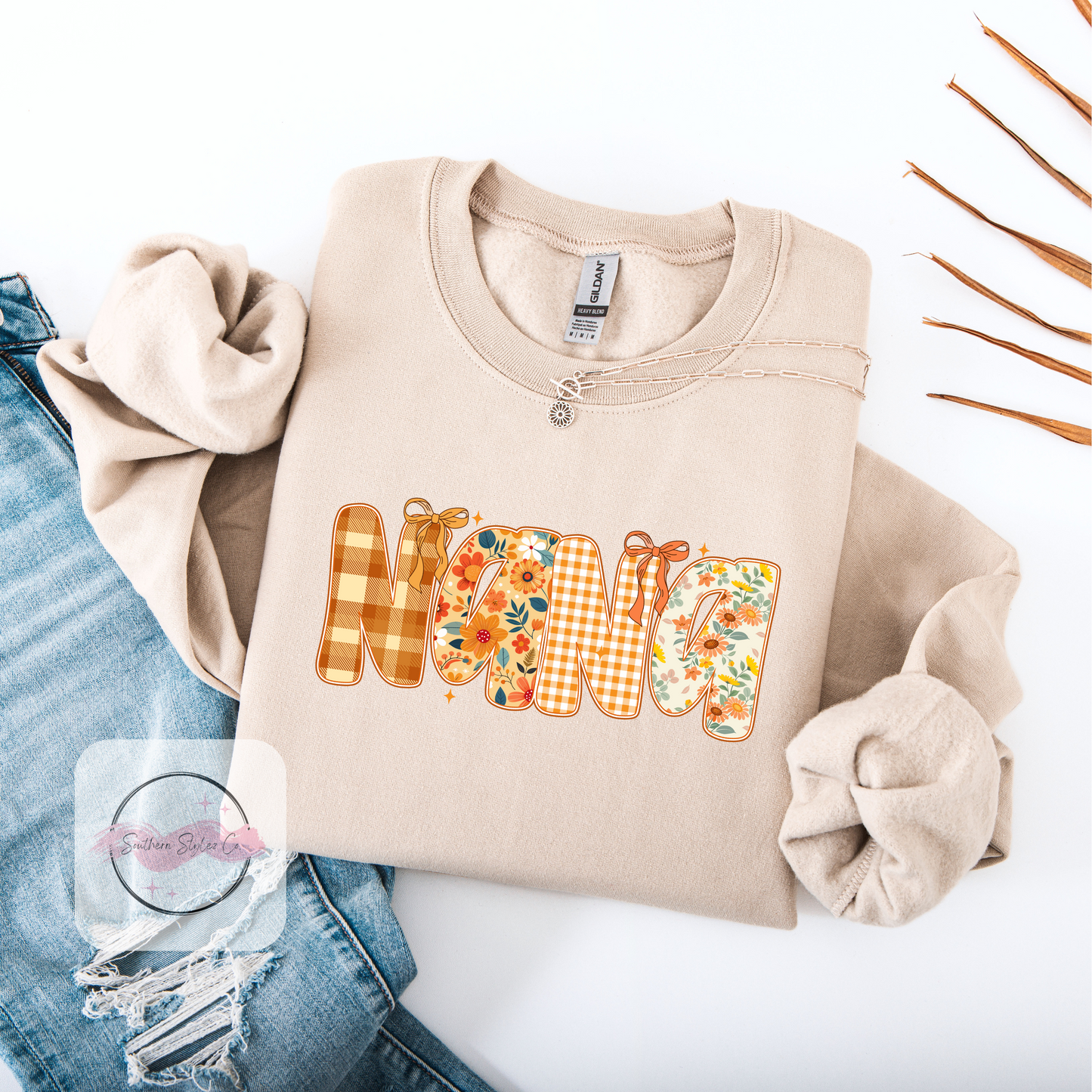 Fall Theme Name Crewneck