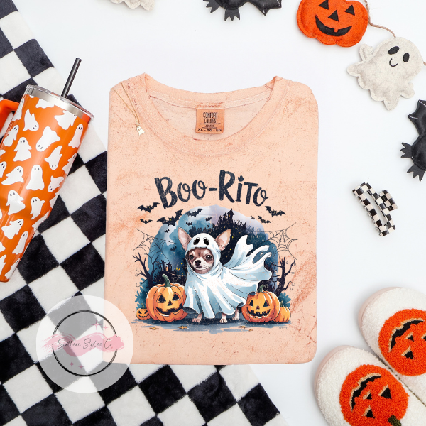 Chihuahua Halloween Dog Tshirt, Comfort Colors