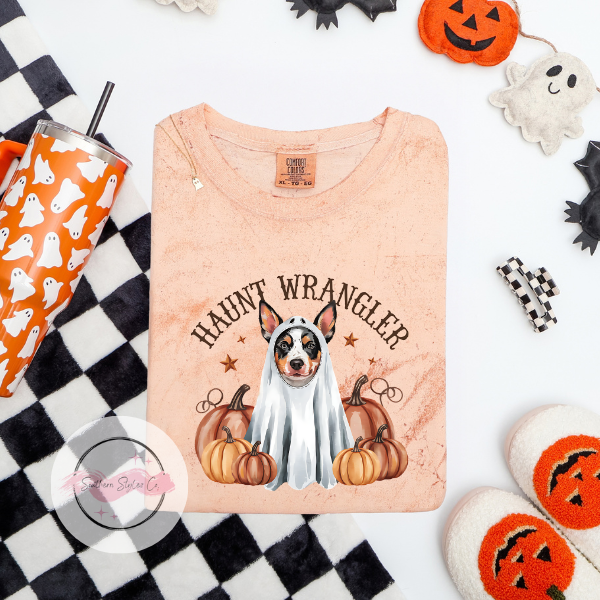 Cattle Dog Halloween Dog Tshirt, Comfort Colors