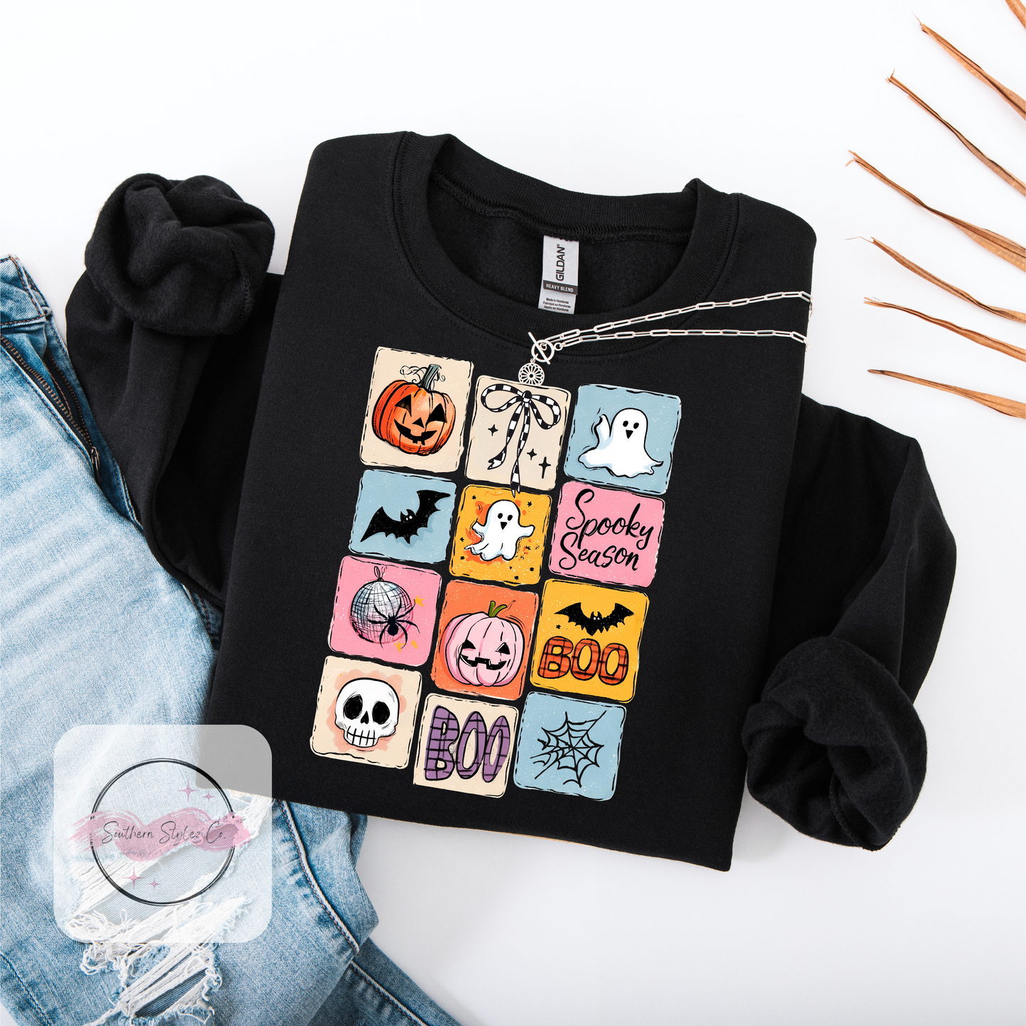 Collage Halloween T Shirt & Crewneck