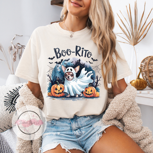 Chihuahua Halloween Dog Tshirt, Comfort Colors