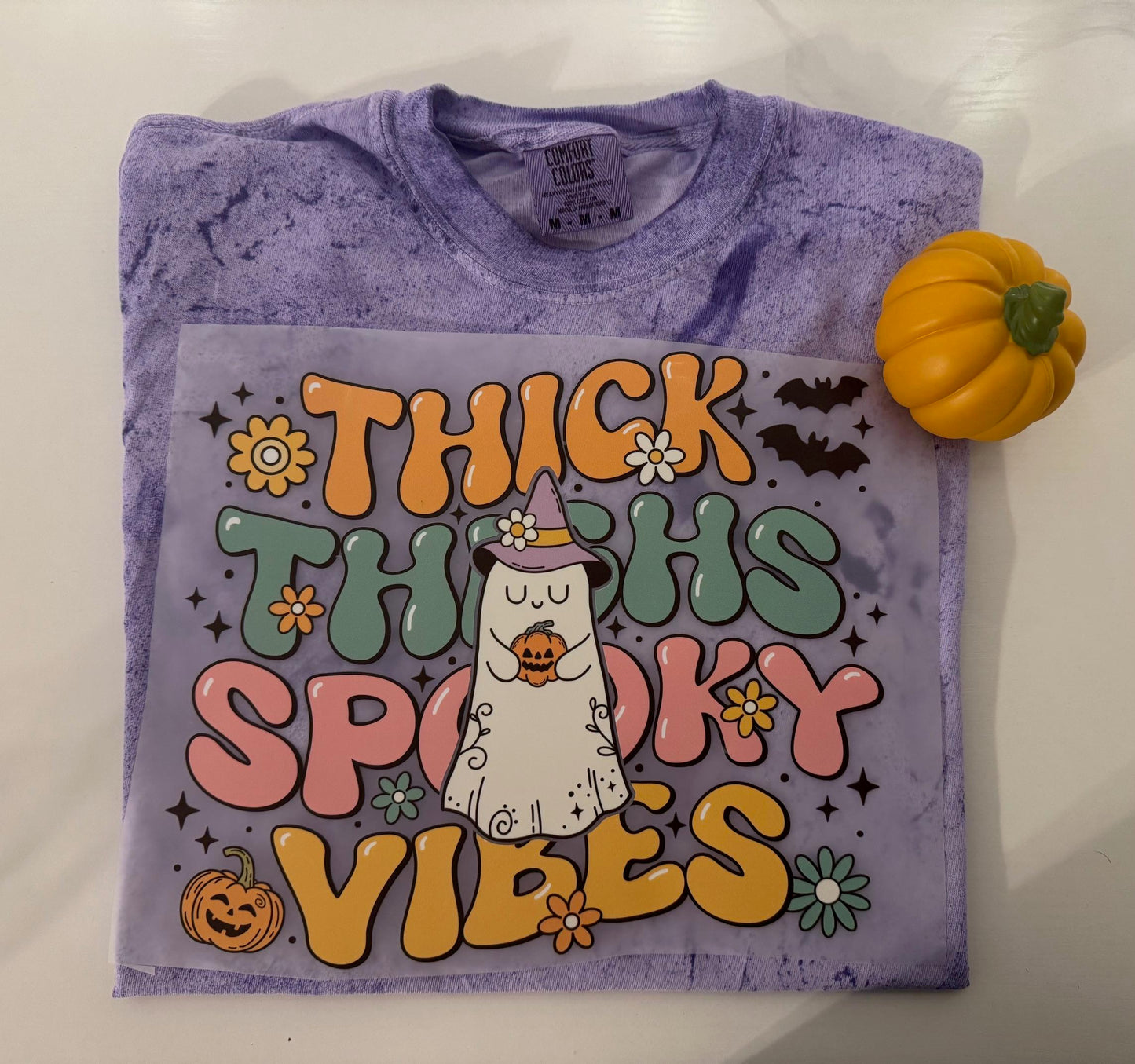 Thick Thighs Spooky Vibes Tee