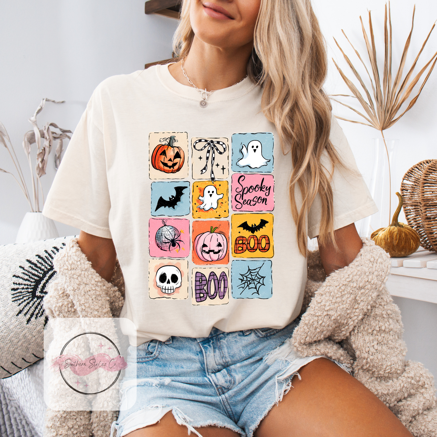Collage Halloween T Shirt & Crewneck
