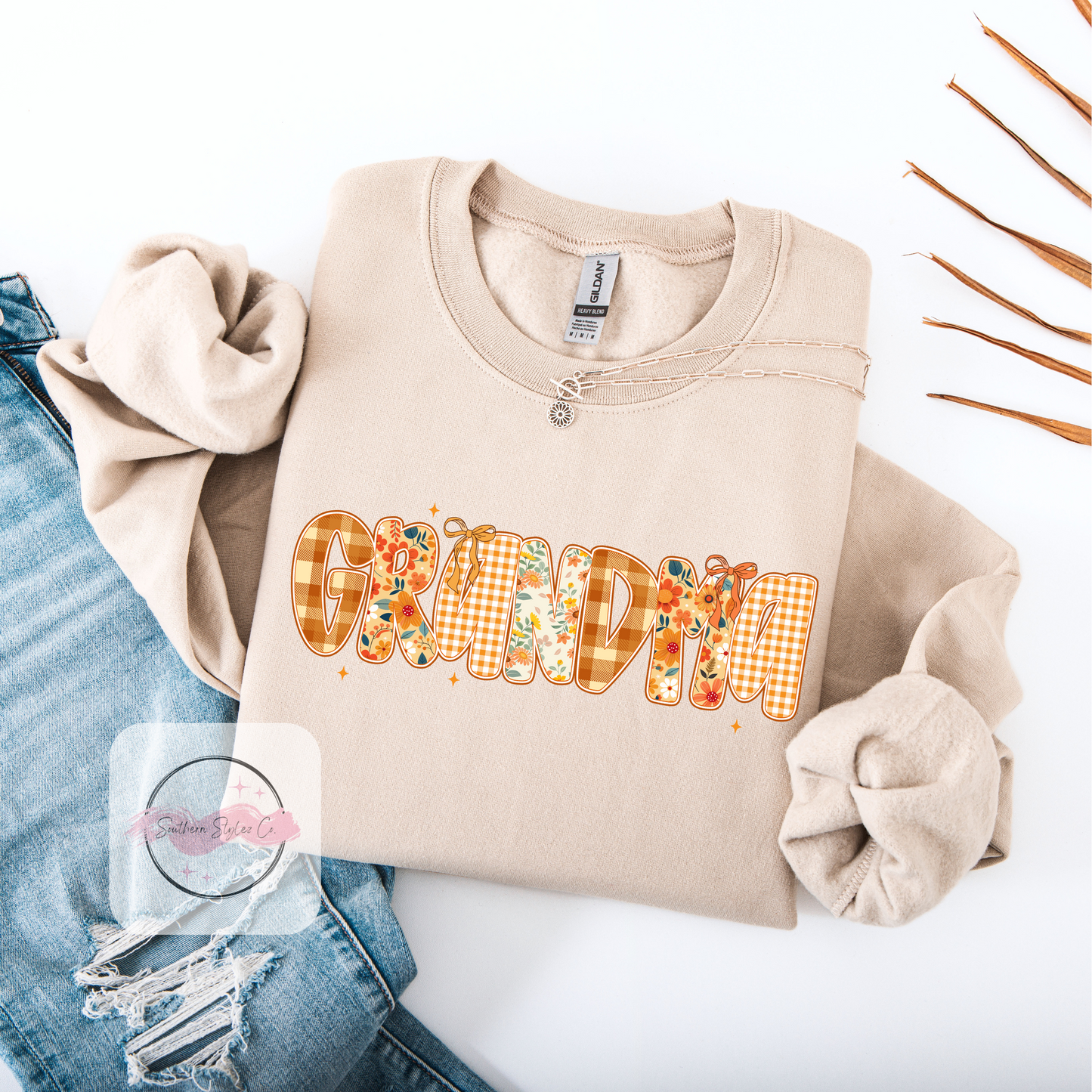 Fall Theme Name Crewneck