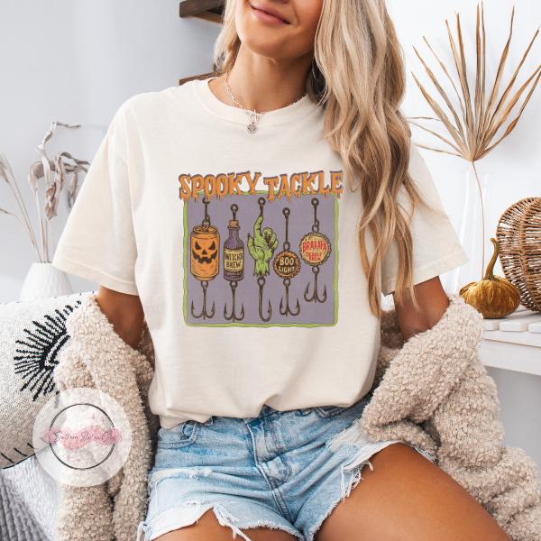 Spooky Tackle Halloween Tshirt