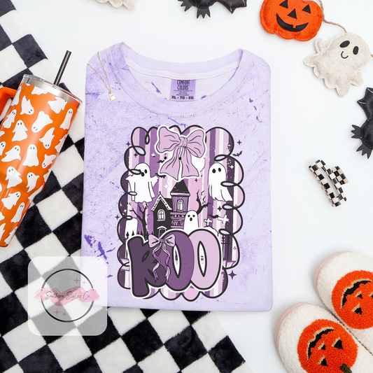 Purple Boo Tshirt & Crewneck
