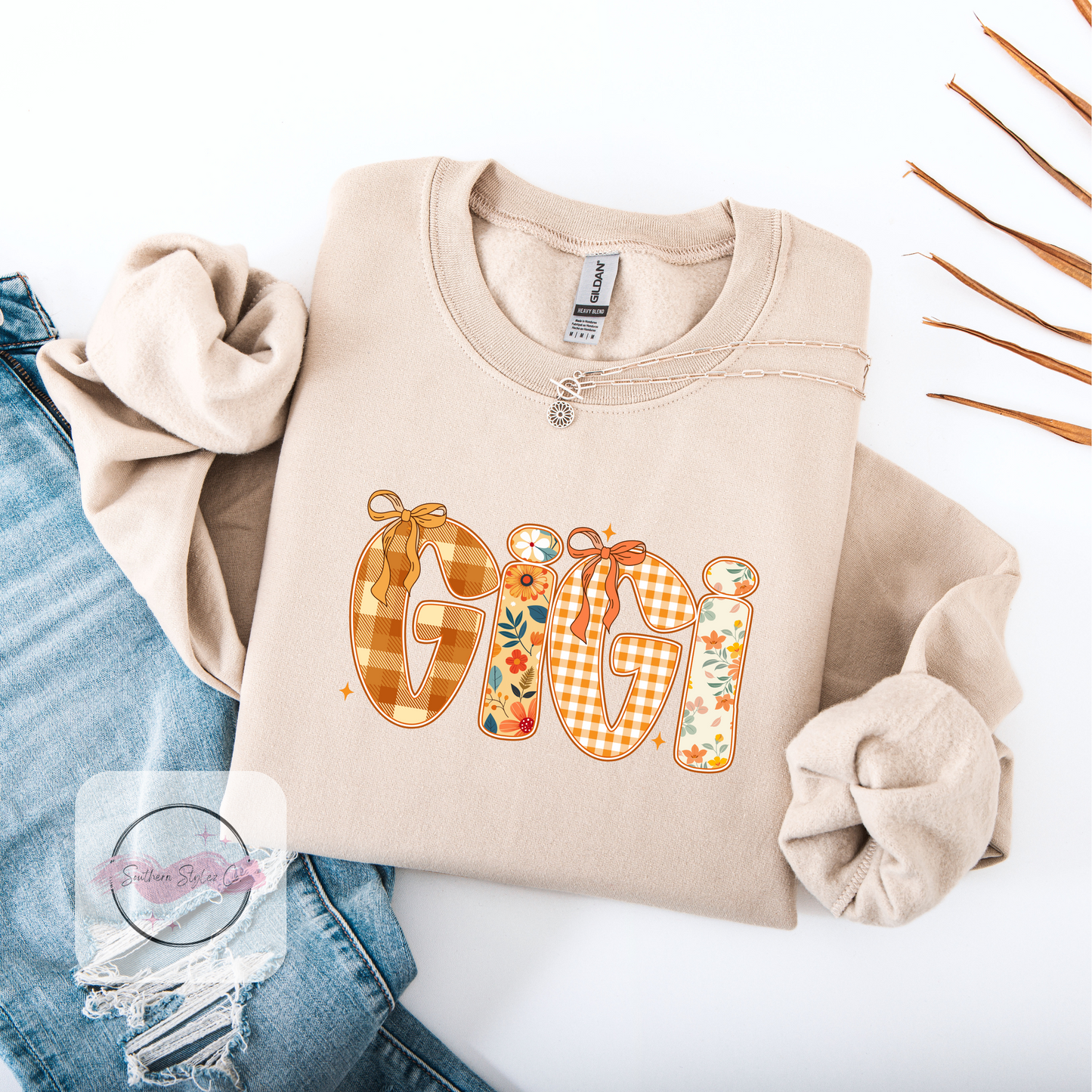 Fall Theme Name Crewneck