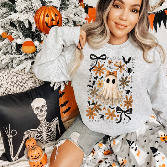 Floral Ghost Tee | Comfort Colors