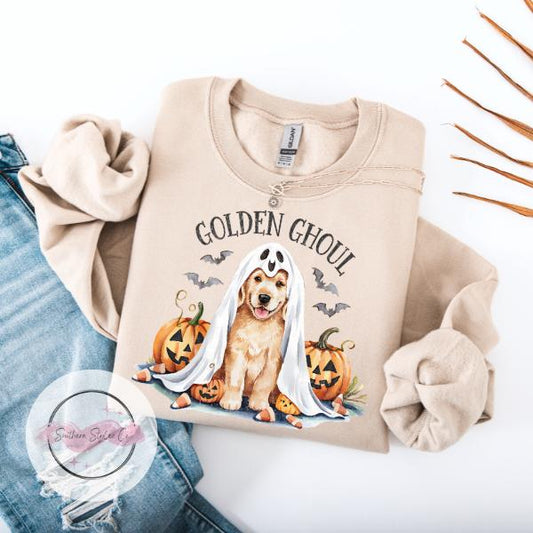 Golden Ghoul Crewneck Golden Retriever
