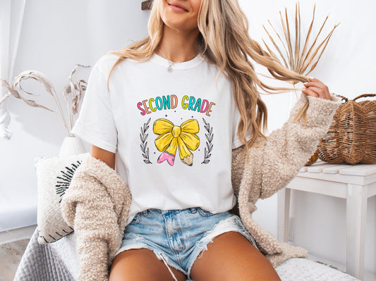 Second Grade Unisex T-Shirt, Back to School Tee, Teacher Gift, Classroom Shirt, Kids Learning Apparel, School Year Celebration