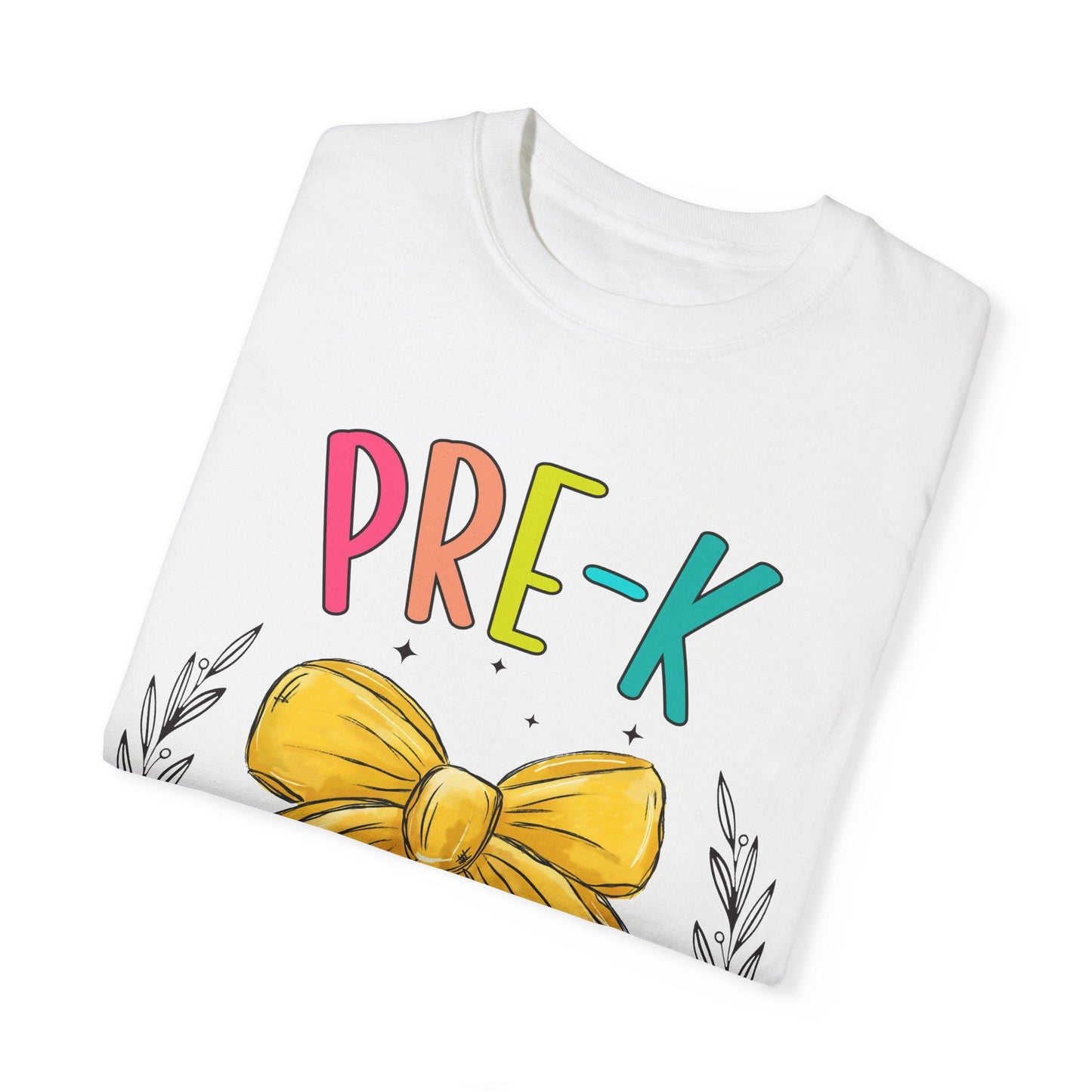Pre-K T-Shirt, Garment-Dyed Tee, Cute Pre-K Gift, Back-to-School Outfit, Teacher Appreciation