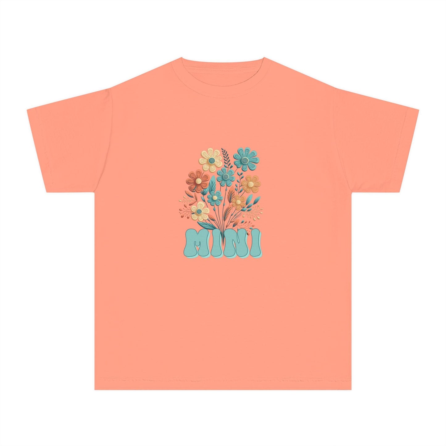 Youth Floral Tee, Cute Kid's Shirt, Spring Fashion, Summer Gift, Gift for Mini Trendsetters, Garden Themed Tee