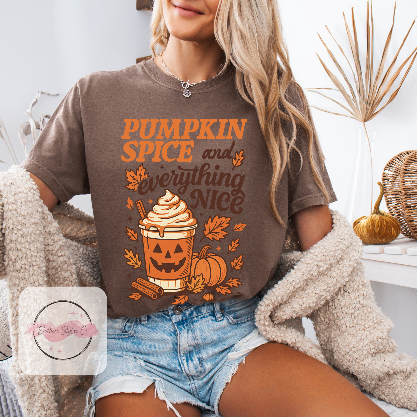 Pumpkin Spice & Everything Nice T Shirts & Crewnecks